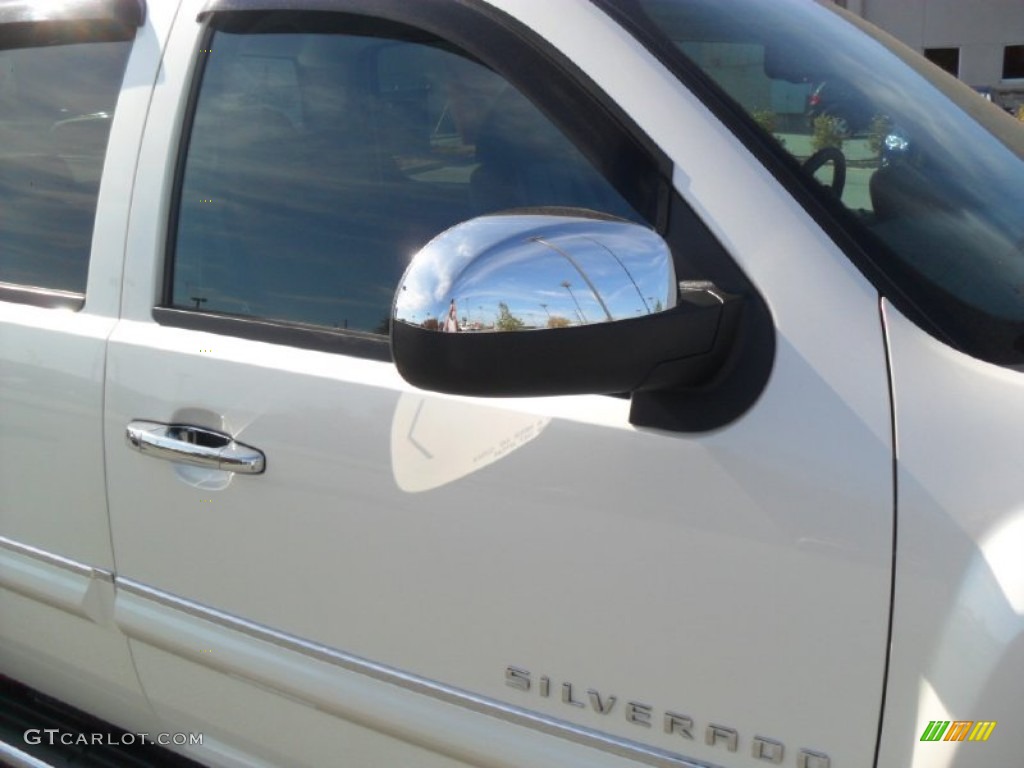 2011 Silverado 1500 LTZ Crew Cab 4x4 - White Diamond Tricoat / Ebony photo #23