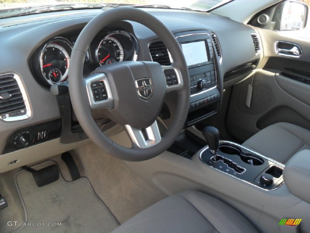 Dark Graystone/Medium Graystone Interior 2012 Dodge Durango Crew AWD Photo #56263610