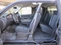 Ebony 2012 Chevrolet Silverado 1500 LT Extended Cab Interior Color