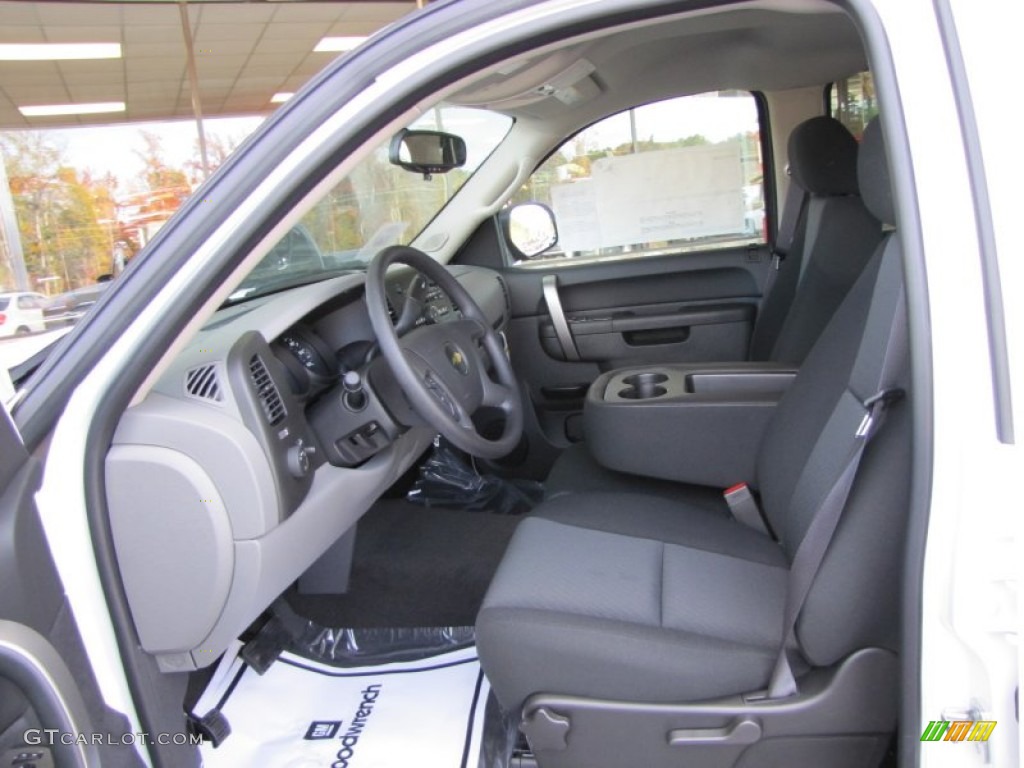 2012 Silverado 1500 LS Crew Cab - Summit White / Dark Titanium photo #10