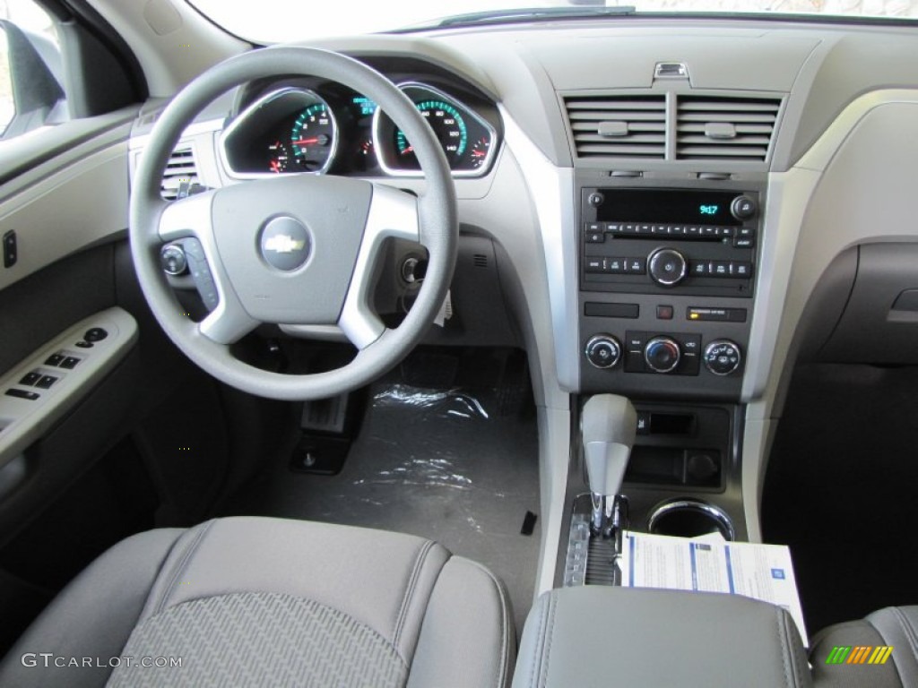 2012 Chevrolet Traverse LS Dark Gray/Light Gray Dashboard Photo #56264282