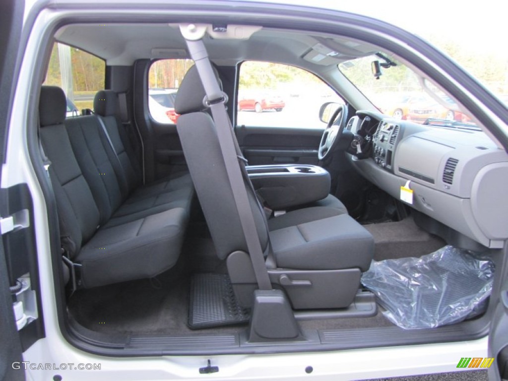 2012 Silverado 1500 LS Extended Cab - Summit White / Dark Titanium photo #13