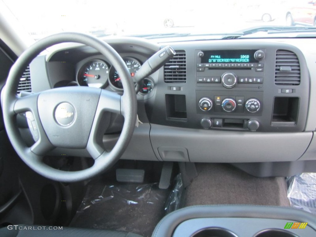 2012 Chevrolet Silverado 1500 LS Extended Cab Dark Titanium Dashboard Photo #56264441