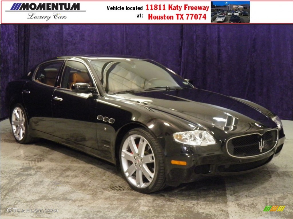 2007 Quattroporte Sport GT - Black / Brown photo #1