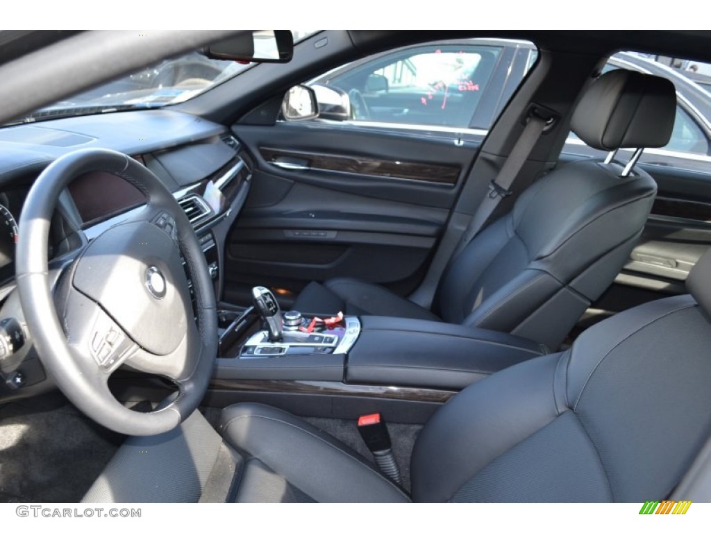 Black Interior 2011 BMW 7 Series ActiveHybrid 750Li Sedan Photo #56265002