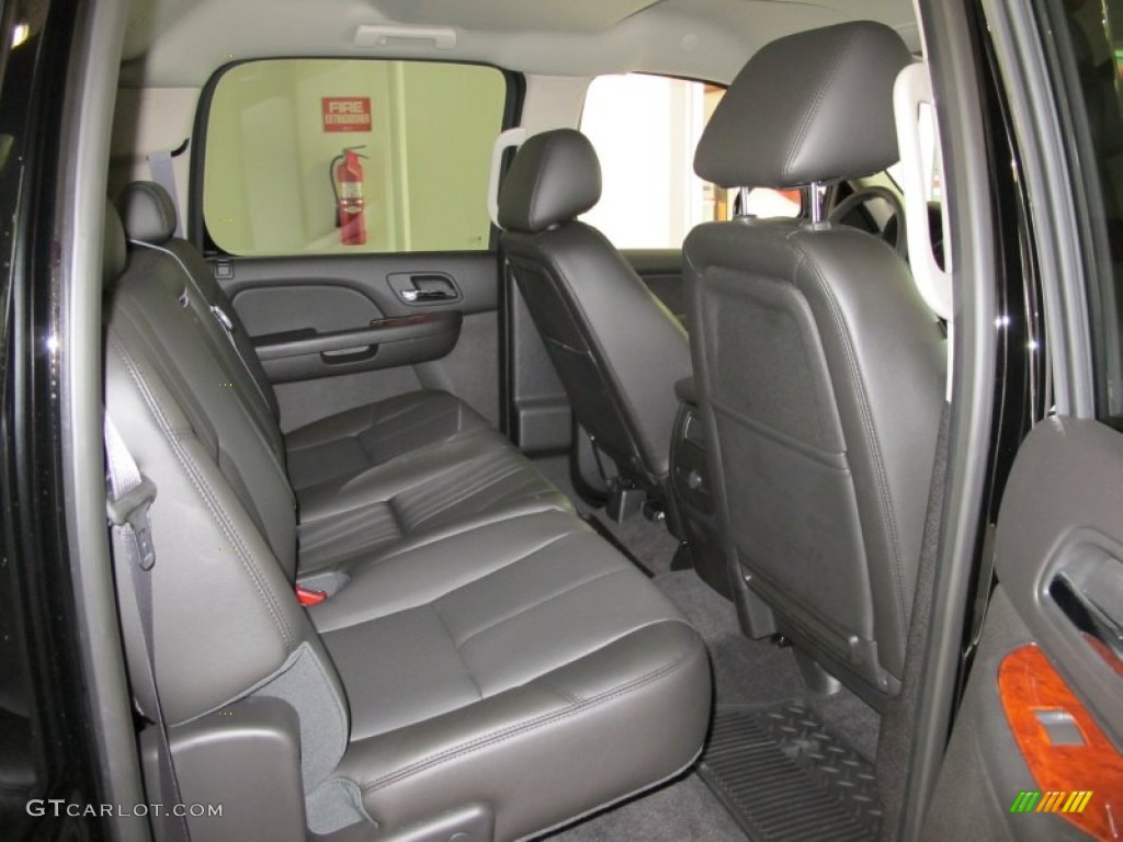 Ebony Interior 2012 GMC Sierra 1500 SLT Crew Cab 4x4 Photo #56265098