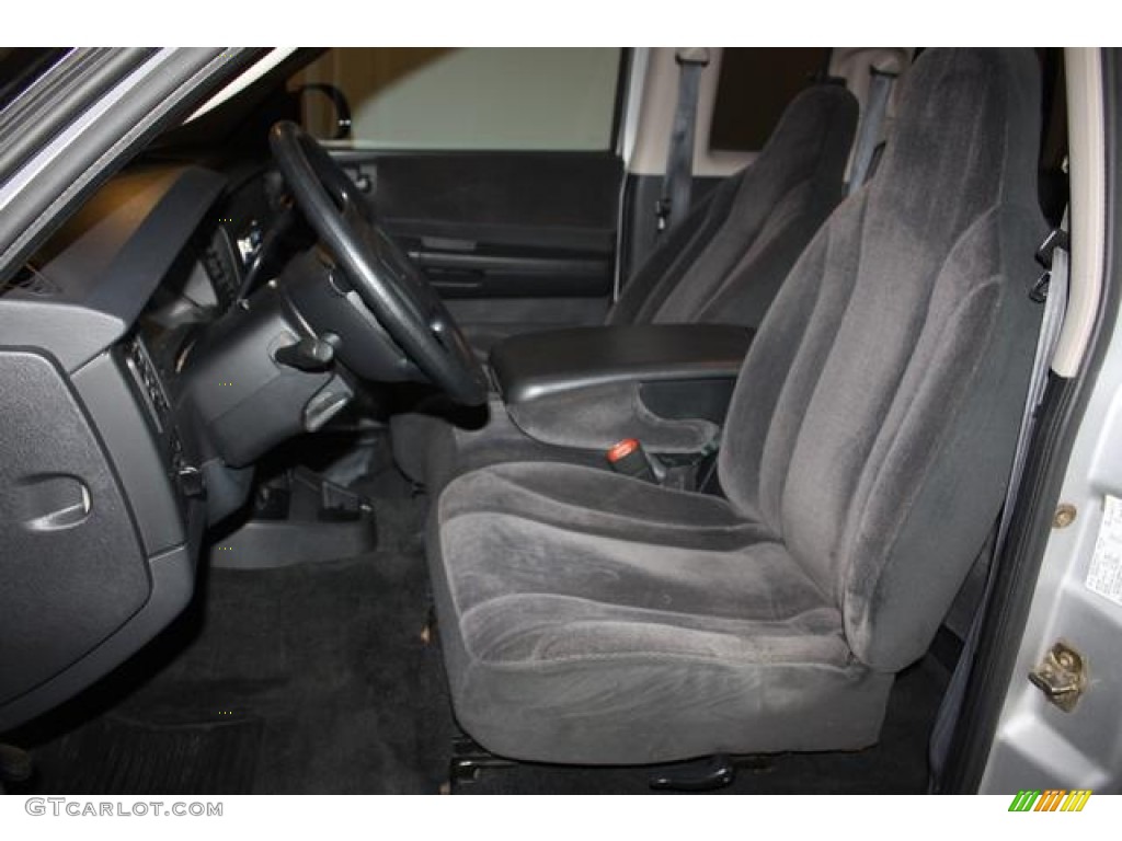 Dark Slate Gray Interior 2001 Dodge Dakota Sport Club Cab 4x4 Photo #56266148
