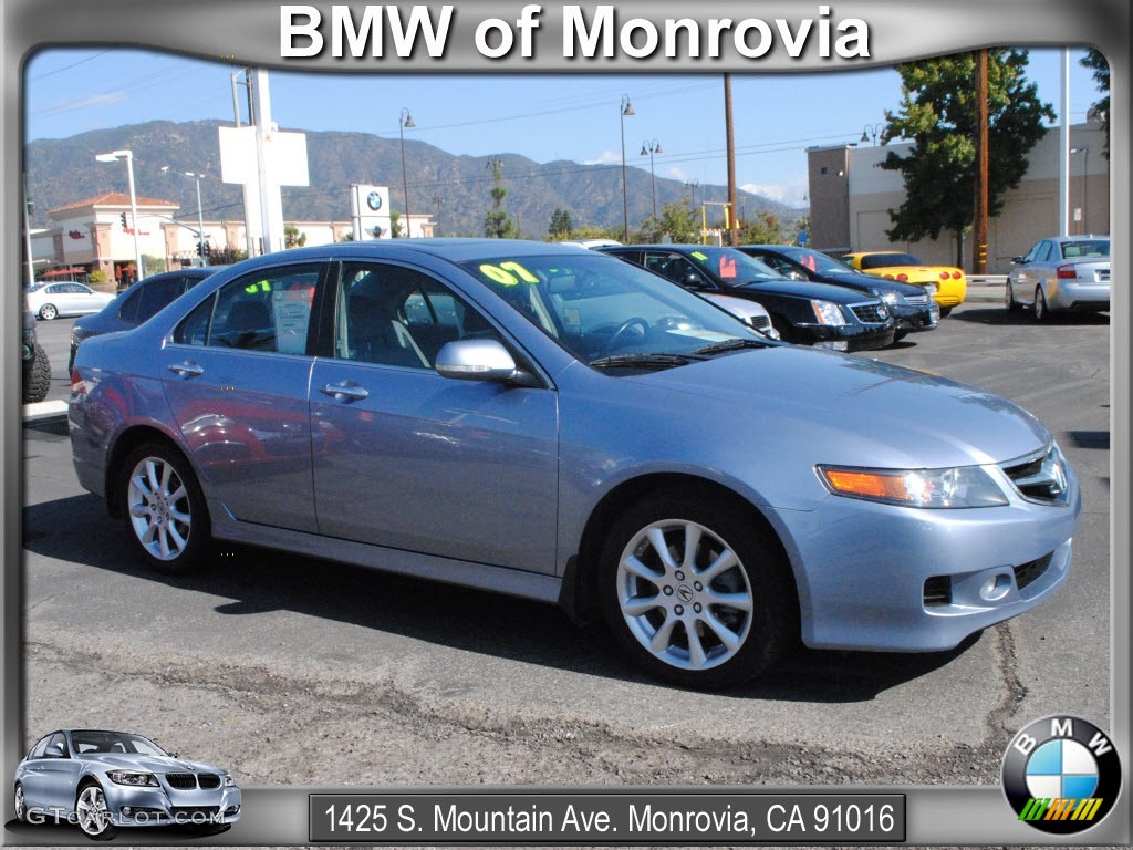 2007 TSX Sedan - Glacier Blue Metallic / Quartz photo #1