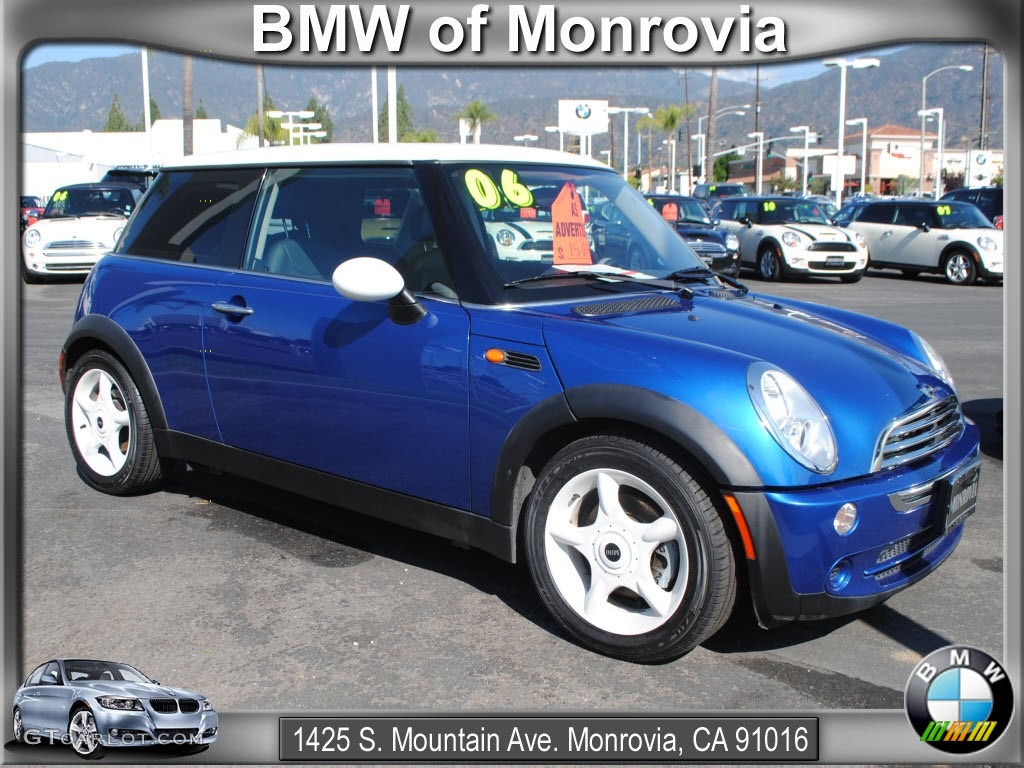 2006 Cooper Hardtop - Hyper Blue Metallic / Panther Black photo #1