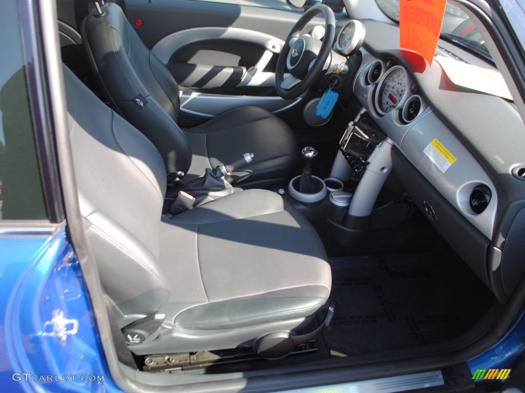 Panther Black Interior 2006 Mini Cooper Hardtop Photo #56266682