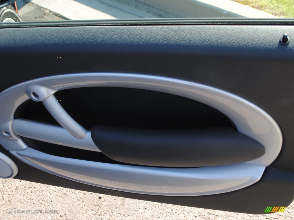 2006 Mini Cooper Hardtop Panther Black Door Panel Photo #56266691