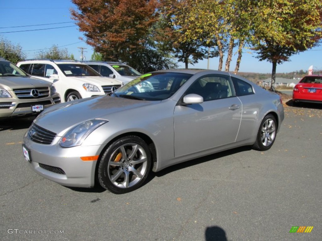 2003 G 35 Coupe - Brilliant Silver Metallic / Graphite photo #1