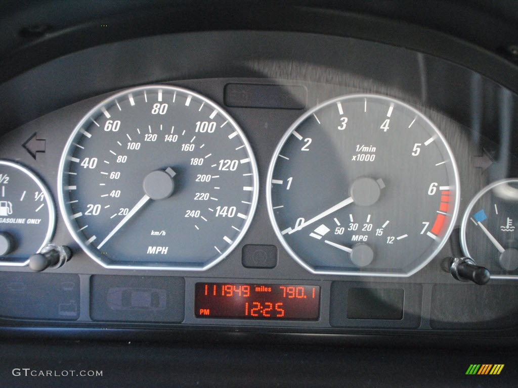 2002 BMW 3 Series 330i Coupe Gauges Photo #56267702