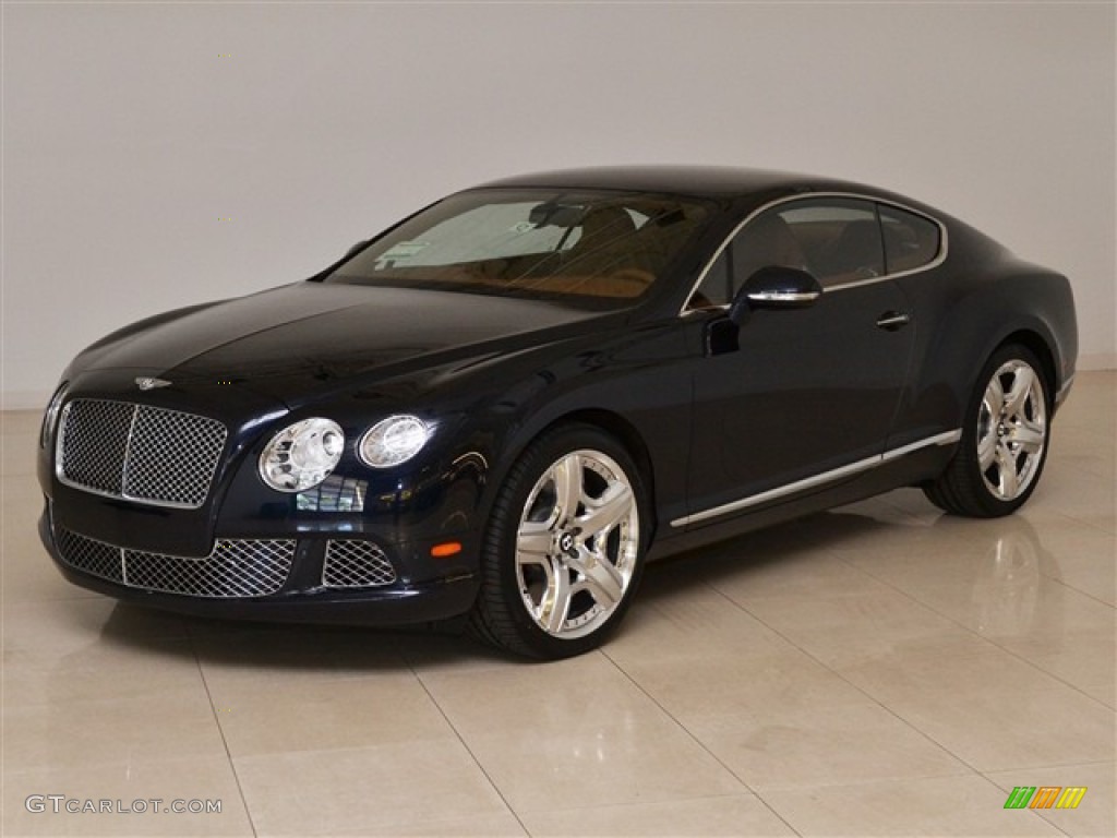 2012 Continental GT Mulliner - Dark Sapphire / Dark Bourbon photo #1