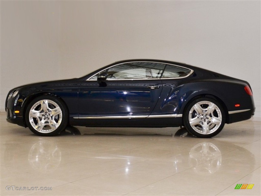 Dark Sapphire 2012 Bentley Continental GT Mulliner Exterior Photo #56268629