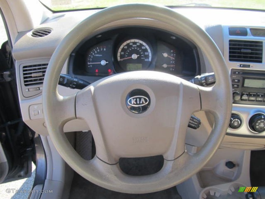 2007 Sportage LX V6 4WD - Smokey Brown / Beige photo #12