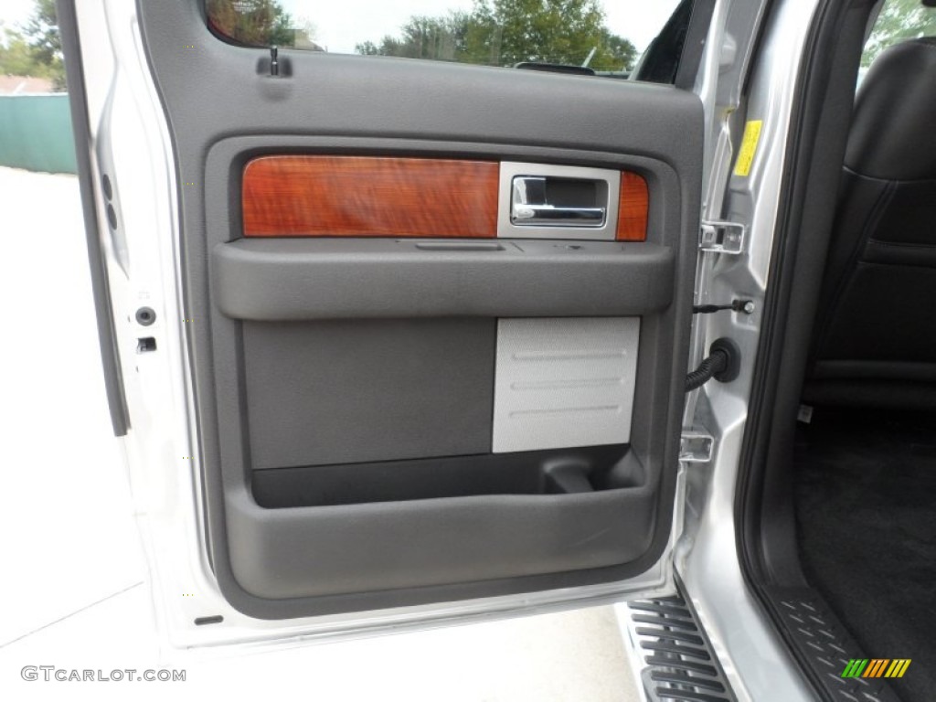 2010 F150 Lariat SuperCrew - Ingot Silver Metallic / Black photo #30