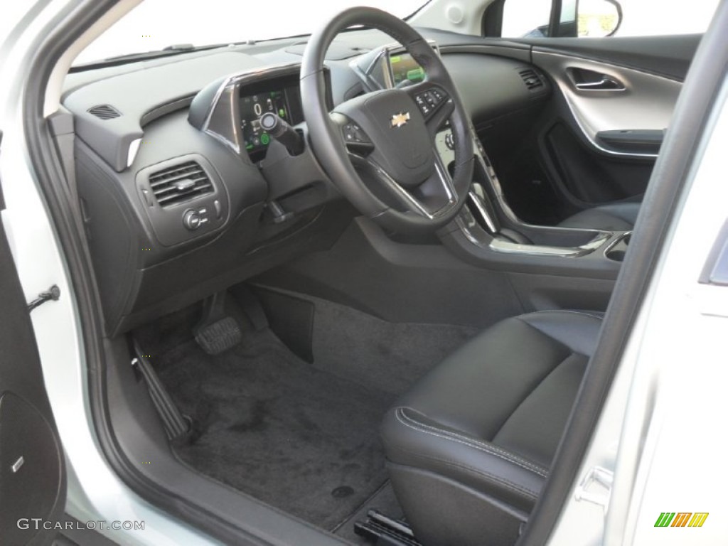 Jet Black/Dark Accents Interior 2012 Chevrolet Volt Hatchback Photo #56269541