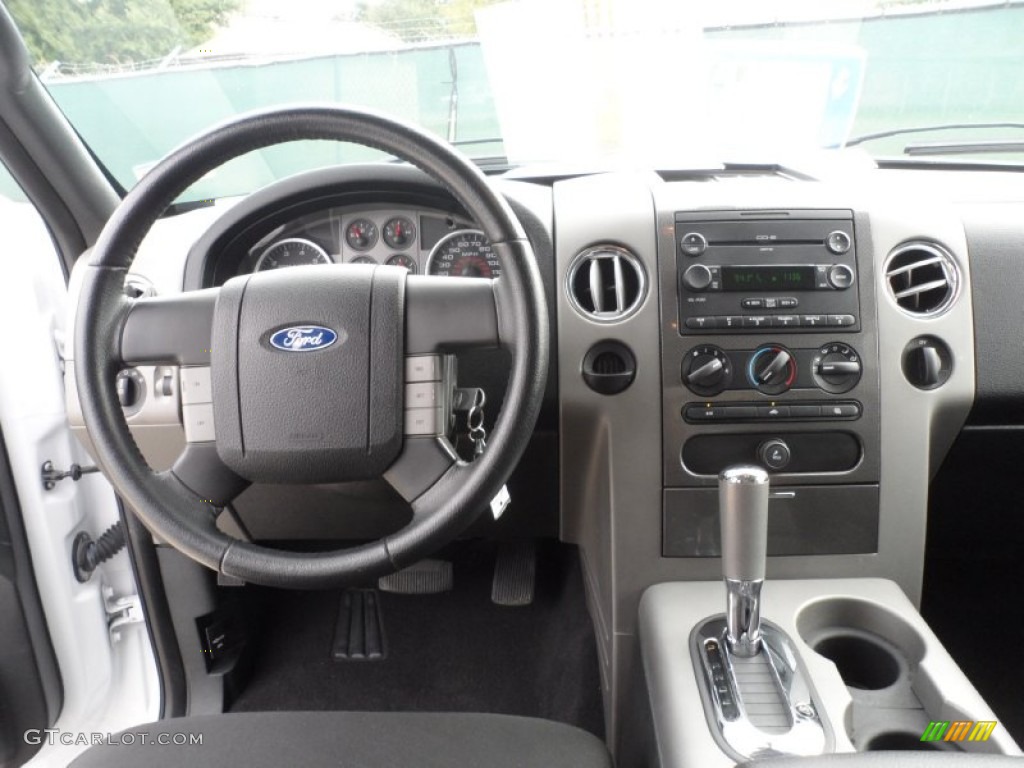 2007 Ford F150 FX2 Sport SuperCrew Black/Red Dashboard Photo #56270930