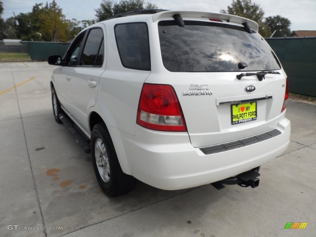 2006 Sorento LX - Clear White / Gray photo #5