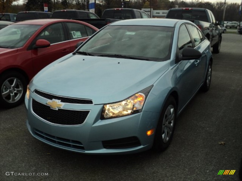 2012 Cruze LS - Ice Blue Metallic / Jet Black/Medium Titanium photo #1
