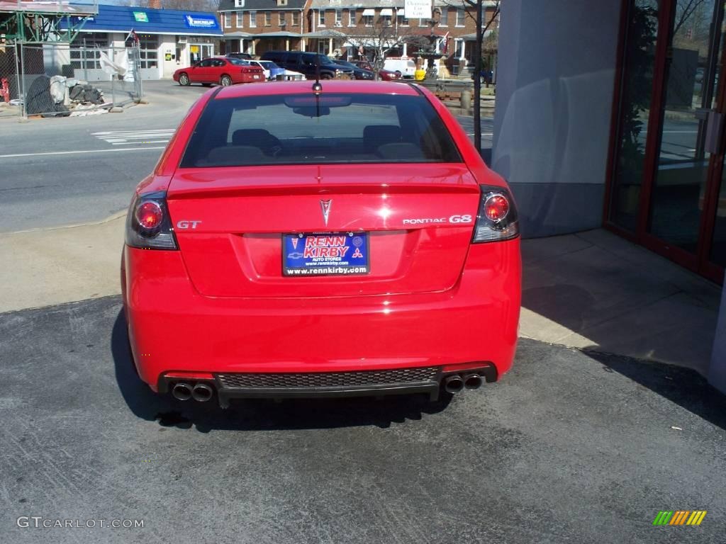 2009 G8 GT - Liquid Red / Onyx photo #4