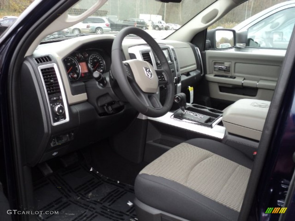 Dark Slate Gray Medium Graystone Interior 2012 Dodge Ram