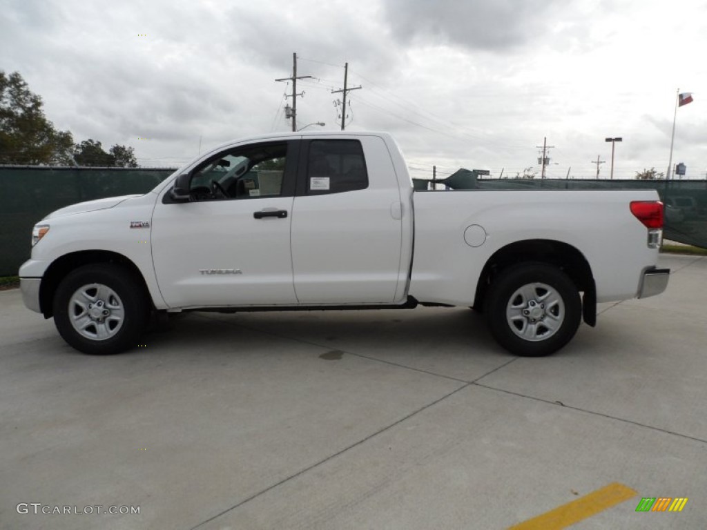 2012 Tundra Double Cab - Super White / Graphite photo #6