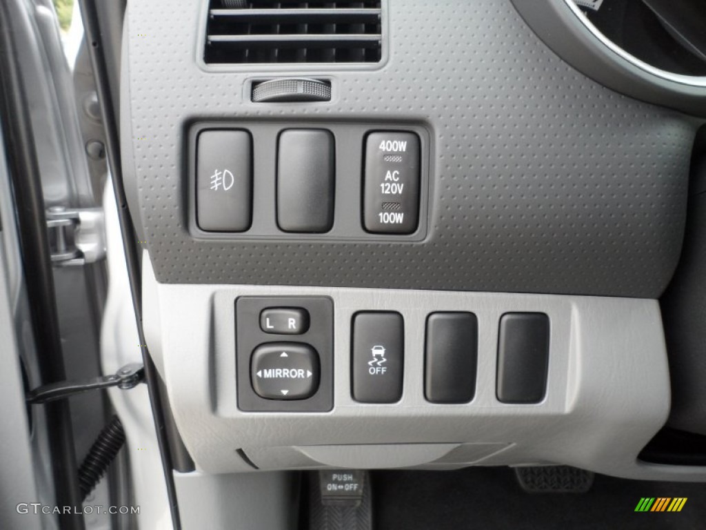2012 Toyota Tacoma V6 TRD Sport Prerunner Double Cab Controls Photo #56271926
