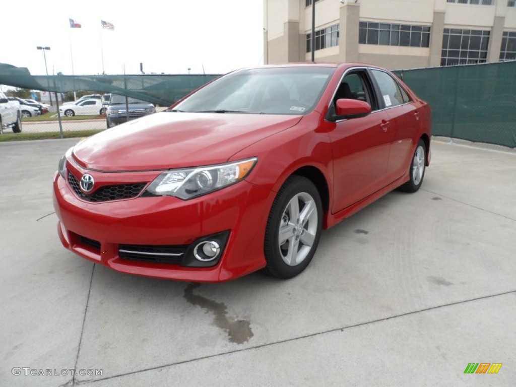 2012 Camry SE - Barcelona Red Metallic / Black photo #7