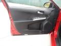 2012 Toyota Camry Black Interior Door Panel Photo