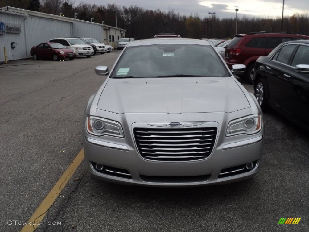 2012 300 C AWD - Bright Silver Metallic / Black photo #2