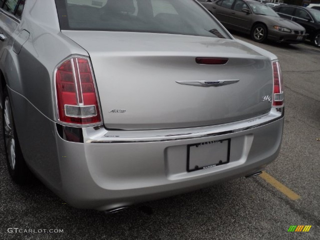 2012 300 C AWD - Bright Silver Metallic / Black photo #4