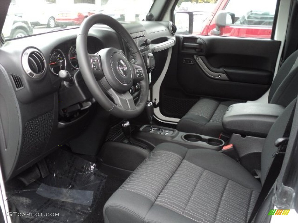 2012 Wrangler Sport S 4x4 - Bright White / Black photo #7