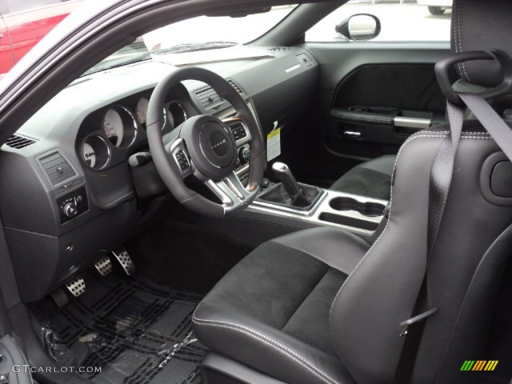 Dark Slate Gray Interior 2012 Dodge Challenger SRT8 392 Photo #56272634