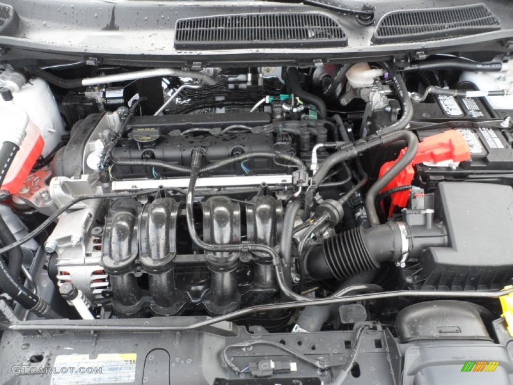 2012 Ford Fiesta SE Hatchback 1.6 Liter DOHC 16-Valve Ti-VCT Duratec 4 Cylinder Engine Photo #56272646