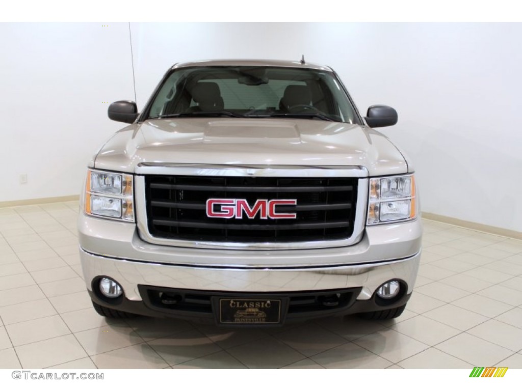 2008 Sierra 1500 SLE Extended Cab 4x4 - Silver Birch Metallic / Ebony photo #2