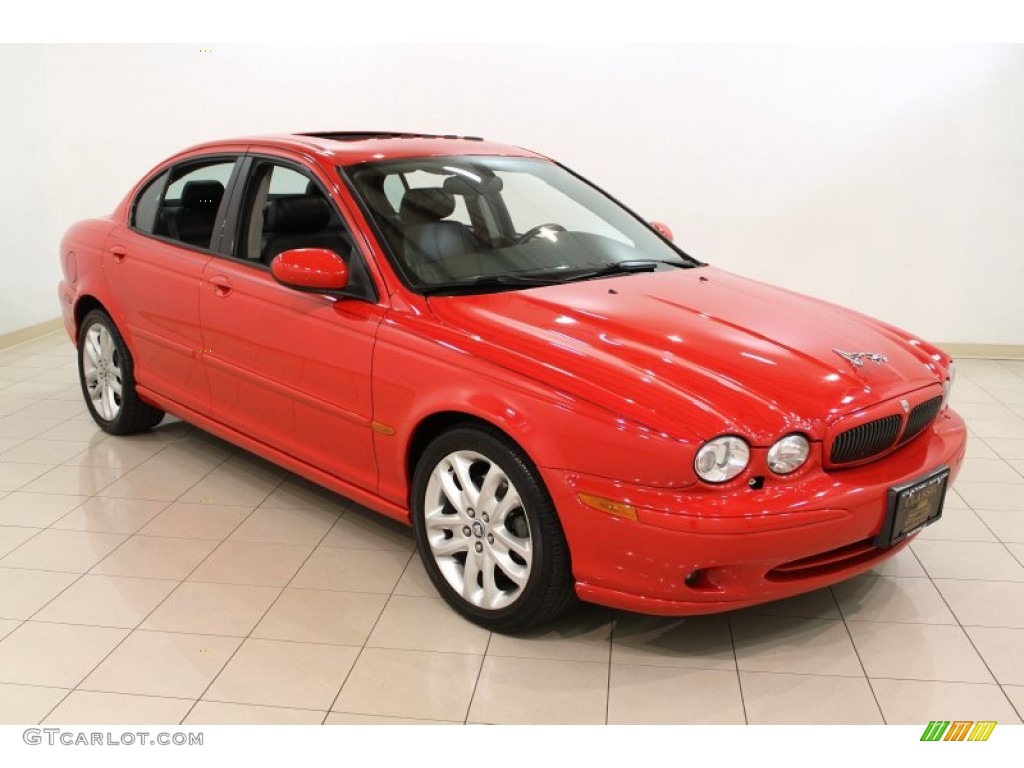 Phoenix Red 2002 Jaguar X-Type 3.0 Exterior Photo #56272937