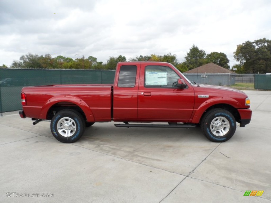 Redfire Metallic 2011 Ford Ranger Sport SuperCab Exterior Photo #56273660