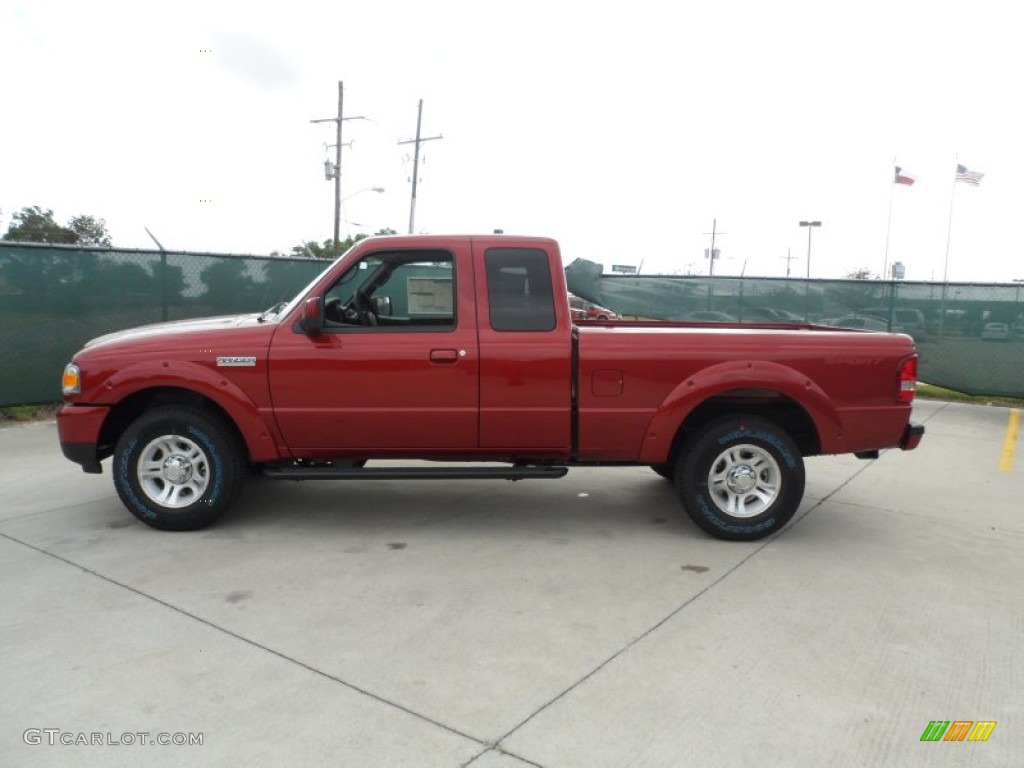 Redfire Metallic 2011 Ford Ranger Sport SuperCab Exterior Photo #56273672