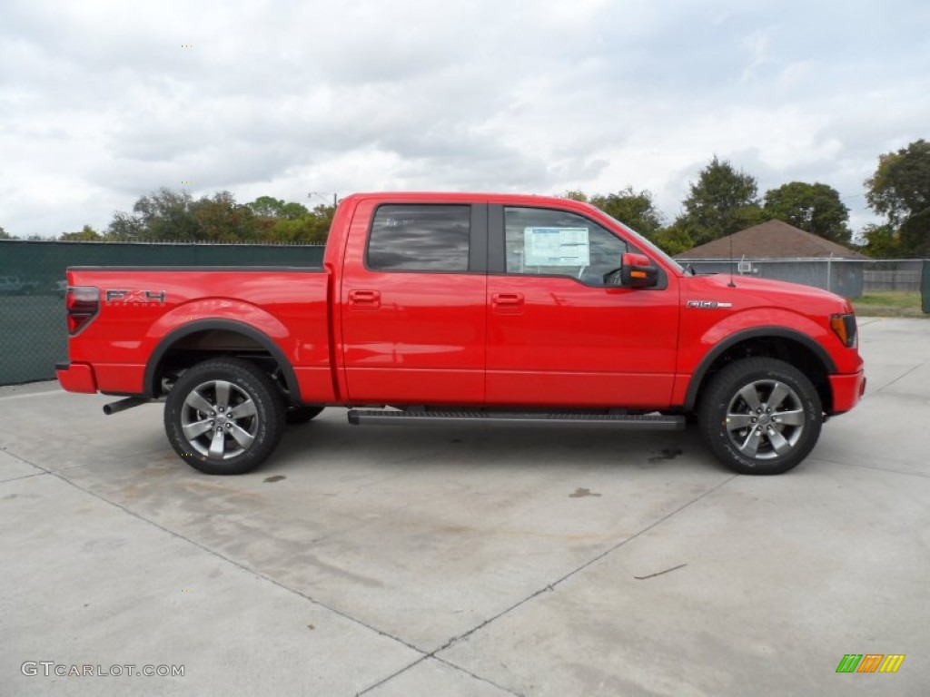 Race Red 2011 Ford F150 FX4 SuperCrew 4x4 Exterior Photo #56273756