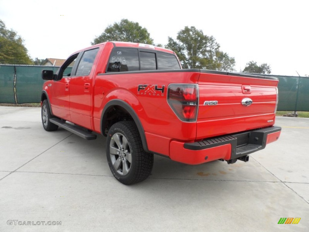 Race Red 2011 Ford F150 FX4 SuperCrew 4x4 Exterior Photo #56273765