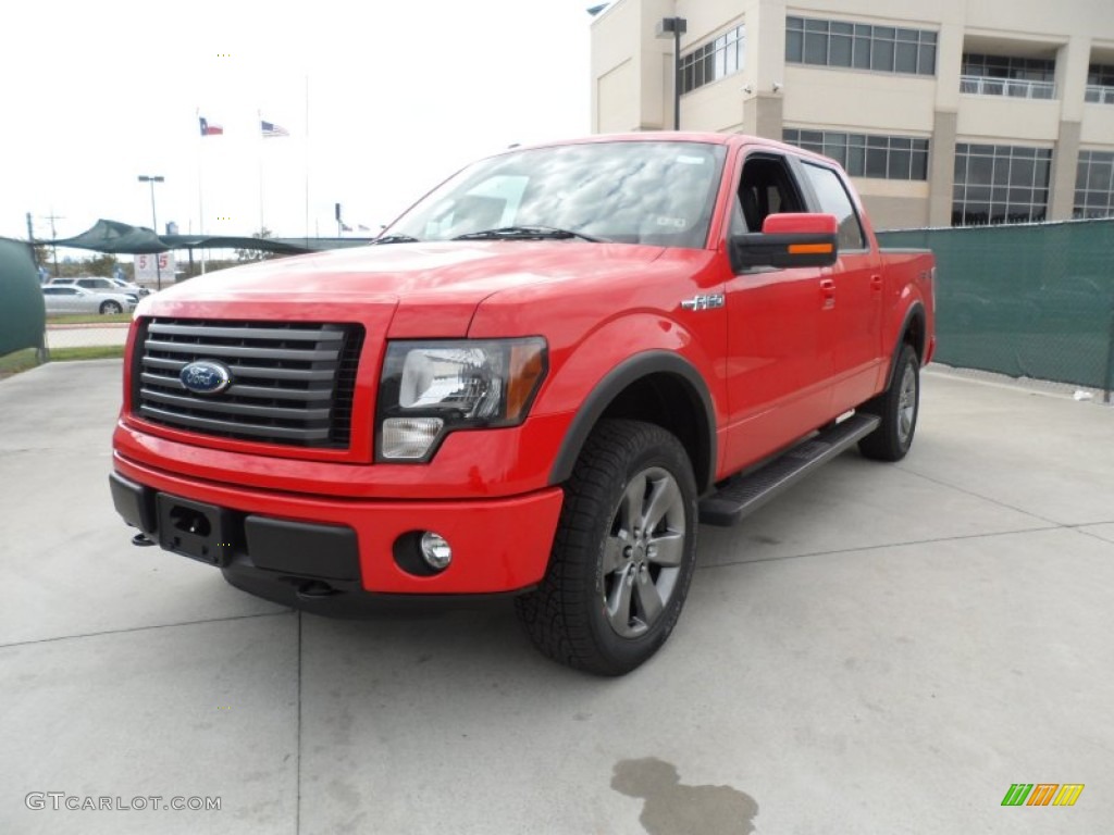 2011 F150 FX4 SuperCrew 4x4 - Race Red / Black photo #7