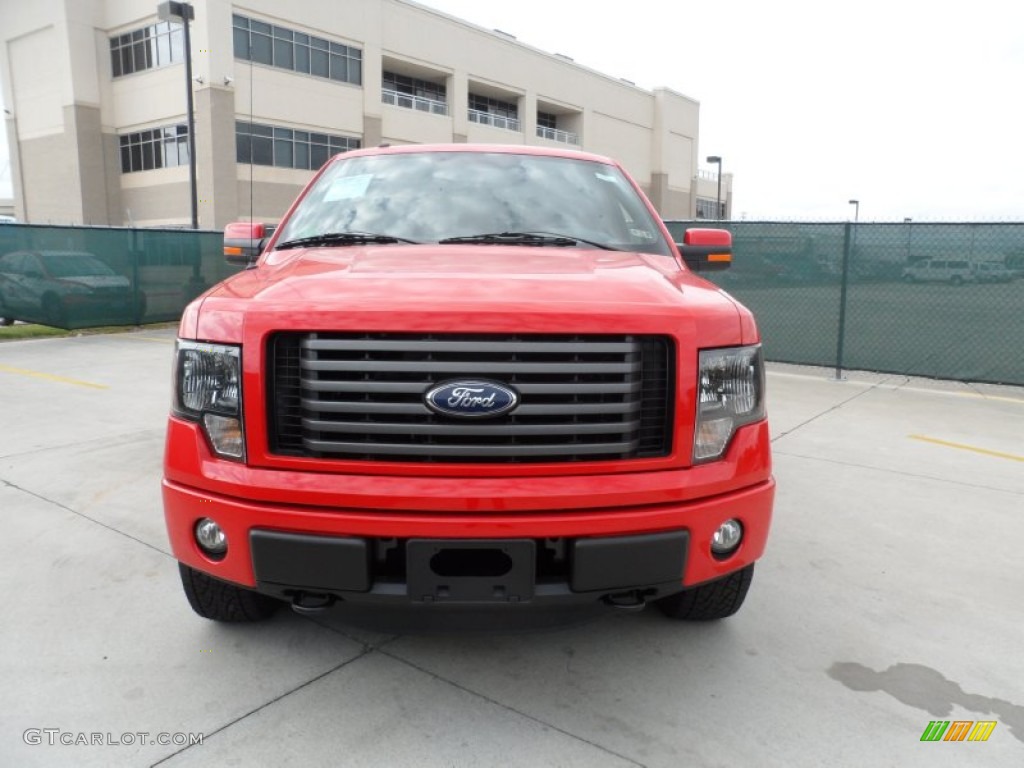 Race Red 2011 Ford F150 FX4 SuperCrew 4x4 Exterior Photo #56273774