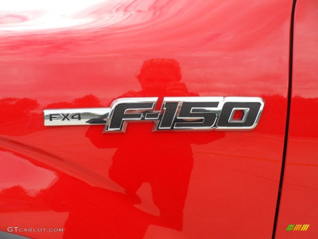 2011 F150 FX4 SuperCrew 4x4 - Race Red / Black photo #13