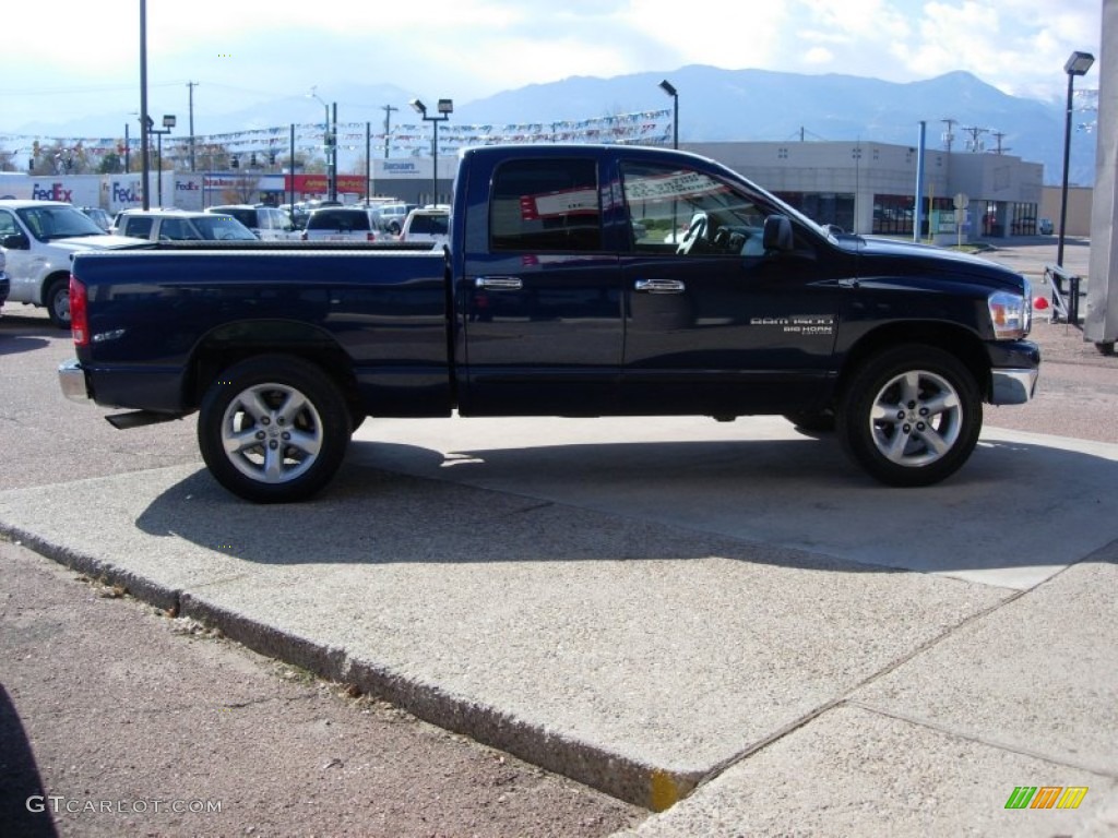 2006 Ram 1500 SLT Quad Cab 4x4 - Patriot Blue Pearl / Medium Slate Gray photo #3