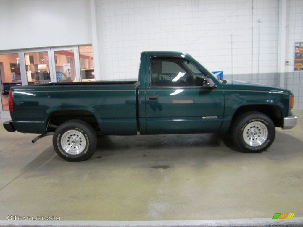 Emerald Green Metallic 1997 Chevrolet C/K C1500 Regular Cab Exterior Photo #56277081