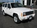 Stone White 2000 Jeep Cherokee Limited 4x4