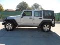 2010 Bright Silver Metallic Jeep Wrangler Unlimited Sport  photo #6