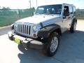 2010 Bright Silver Metallic Jeep Wrangler Unlimited Sport  photo #7